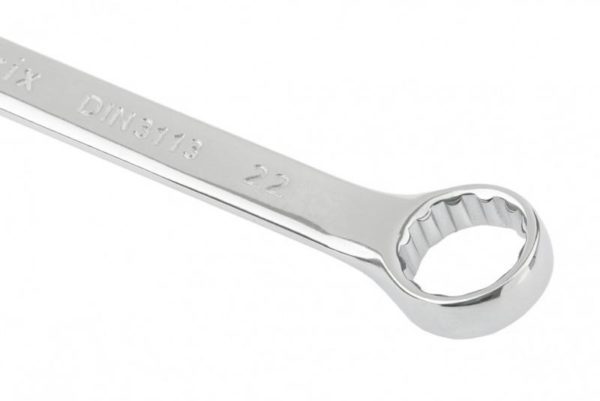 Matrix Ключ комбинированный, 22 мм, CrV, полированный хром Matrix — изображение 3