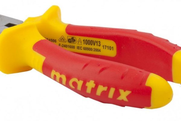 Matrix Длинногубцы прямые Insulated, 160 мм, двухкомпонентные рукоятки Matrix Professional — изображение 3