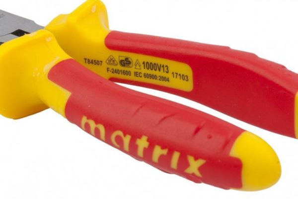 Matrix Длинногубцы прямые Insulated, 200 мм, двухкомпонентные рукоятки Matrix Professional — изображение 3