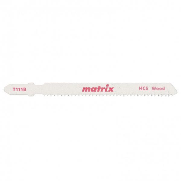 Matrix Полотна для электролобзика по дереву, 3 шт,T111B, 75 x 2 мм, HCS Matrix