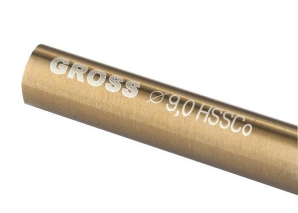 Gross Сверло спиральное по металлу, 9 мм, HSS-Co Gross — изображение 2