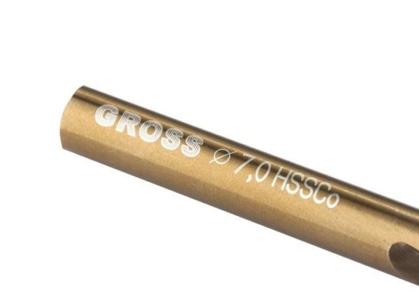 Gross Сверло спиральное по металлу, 7 мм, HSS-Co Gross — изображение 3