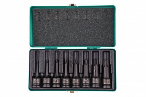 STELS Набор ударных торцевых головок TORX 1/2'  в кейсе 8 шт.// Stels